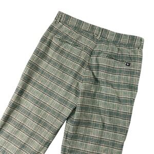 Houston White x Target Green Plaid Tailored Pants 32x29 Preppy Academia Check‎